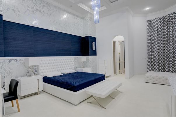 Bedroom, Interior, Recessed Lighting