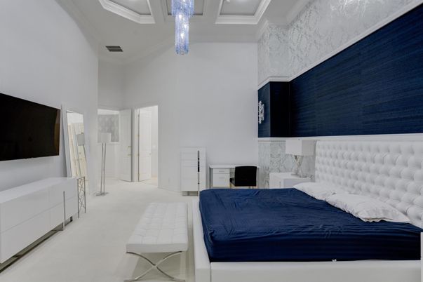 Bedroom, Interior, Recessed Lighting