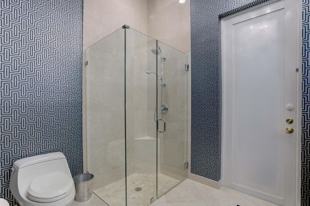 Bathroom, Glass Shower, Interior
