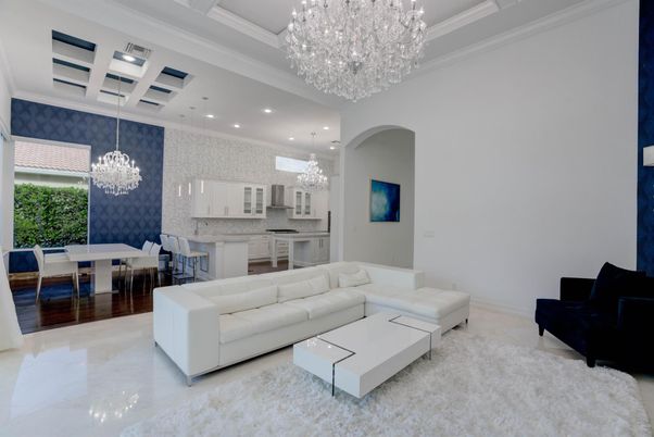 Chandelier, Dining room, Interior, Kitchen, Living room, Recessed Lighting