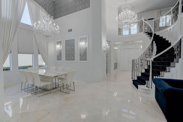 Chandelier, Dining room, Interior, Recessed Lighting