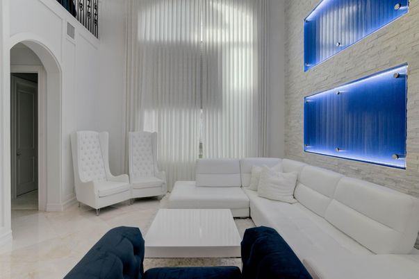 Interior, Living room, Stone Walls