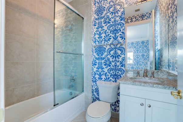 Bathroom, Glass Shower, Interior