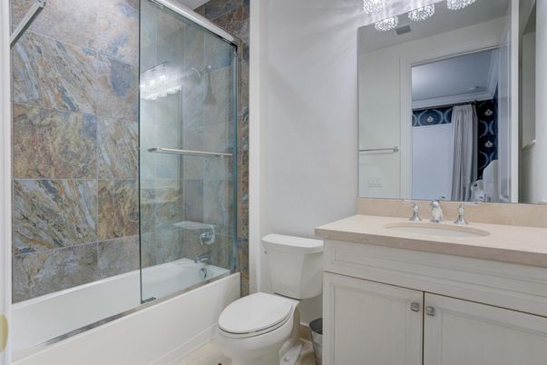Bathroom, Glass Shower, Interior
