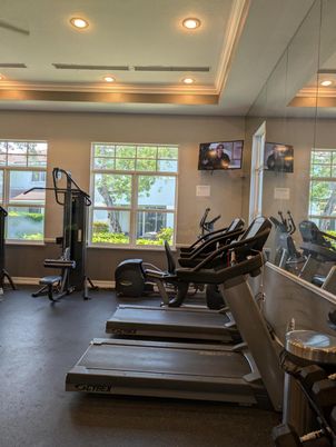 Fitness Equipment, Gym, Interior, Recessed Lighting