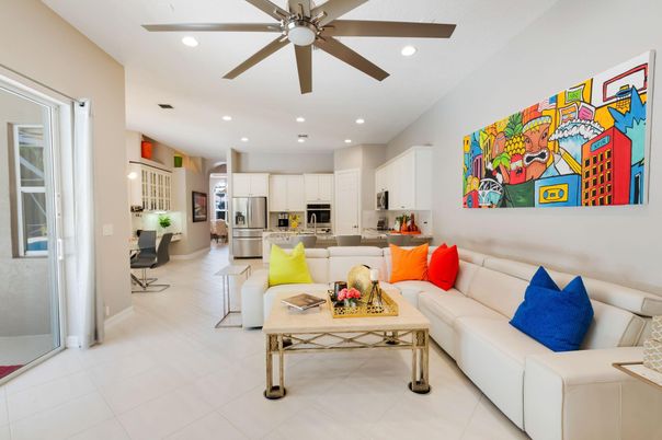 Interior, Kitchen, Living room, Recessed Lighting, Stainless Steel Appliances