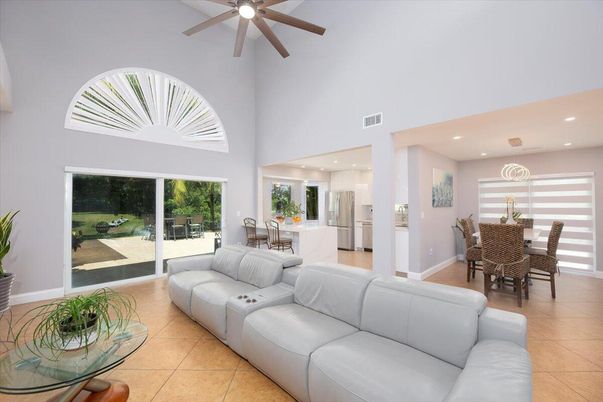 Dining room, Interior, Kitchen, Living room, Pendant Lights, Recessed Lighting