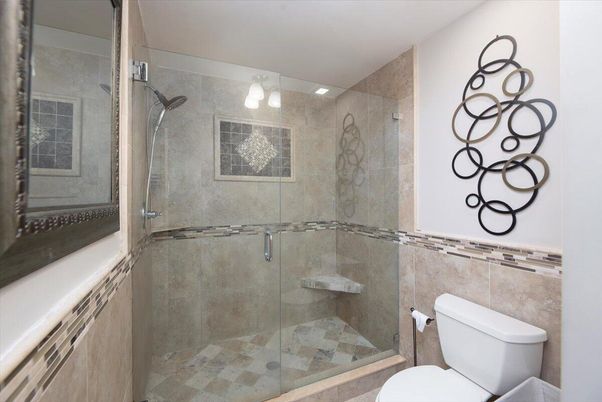 Bathroom, Glass Shower, Interior