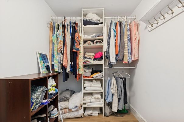 Interior, Walk-in Closets, Wood Texture Flooring