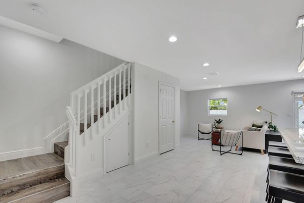 Interior, Living room, Marble, Recessed Lighting