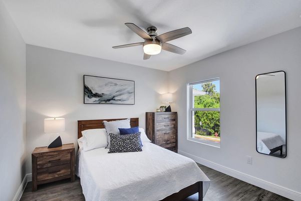 Bedroom, Interior, Wood Texture Flooring