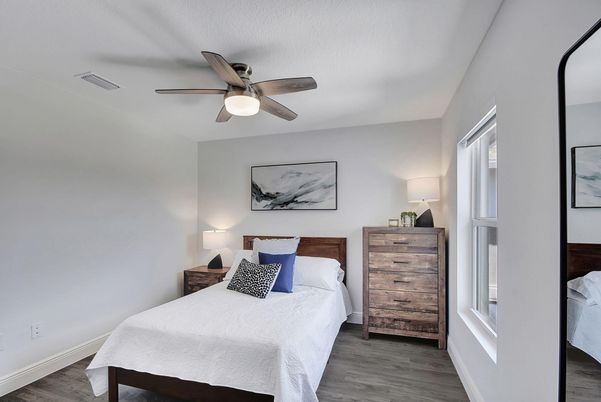 Bedroom, Interior, Wood Texture Flooring