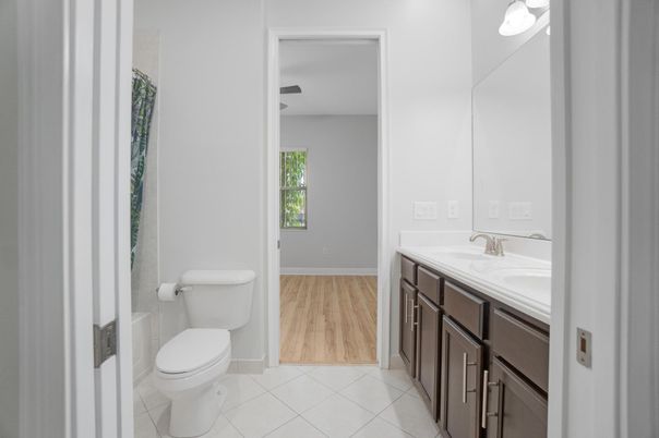Bathroom, Interior, Wood Texture Flooring