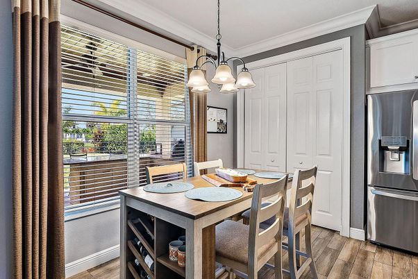 Chandelier, Dining room, Interior, Pendant Lights, Wood Texture Flooring