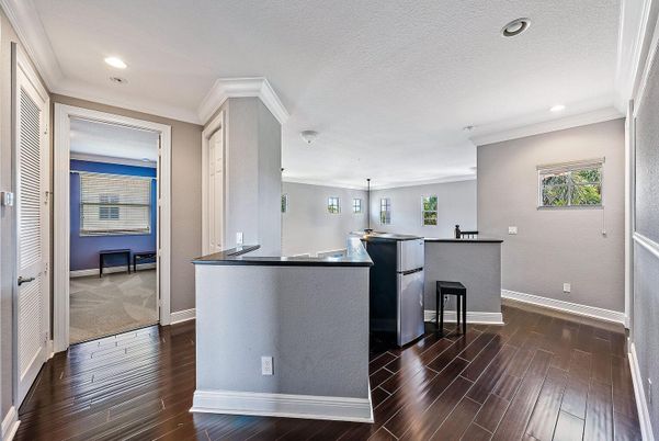 Interior, Pendant Lights, Recessed Lighting, Wood Texture Flooring