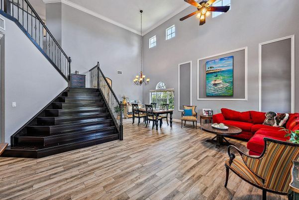 Chandelier, Dining room, Interior, Living room, Wood Texture Flooring