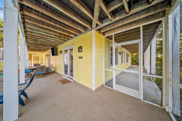Interior, Sun Room, Wooden Beams