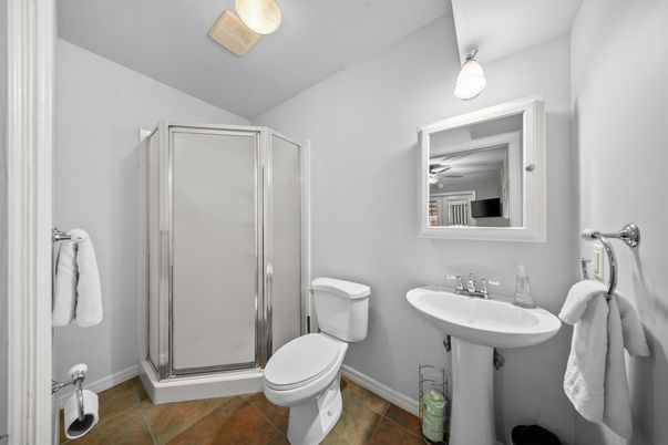 Bathroom, Glass Shower, Interior