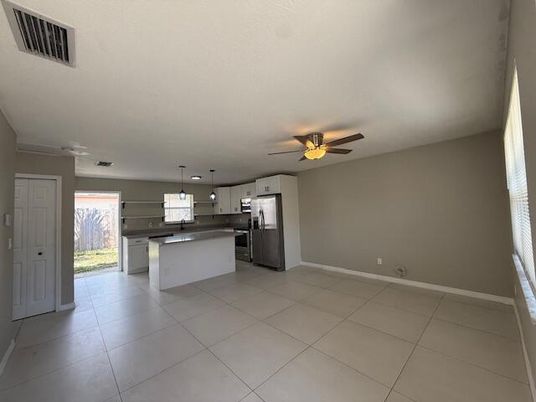 Interior, Kitchen, Pendant Lights, Stainless Steel Appliances