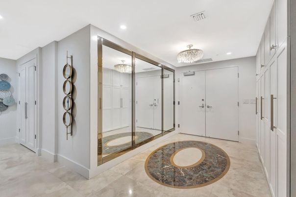 Chandelier, Interior, Recessed Lighting