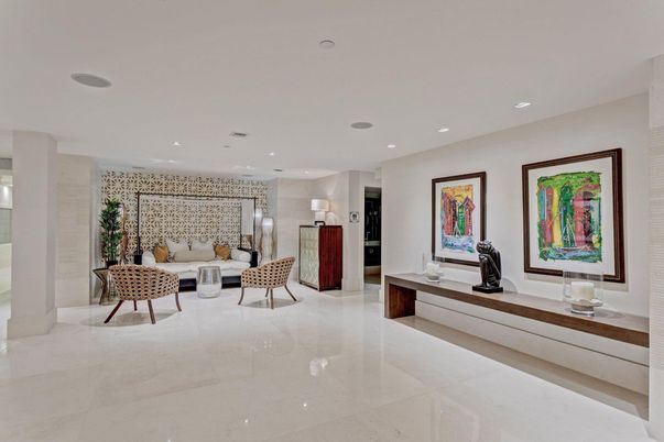 Interior, Living room, Recessed Lighting