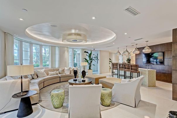 Interior, Kitchen, Living room, Pendant Lights, Recessed Lighting