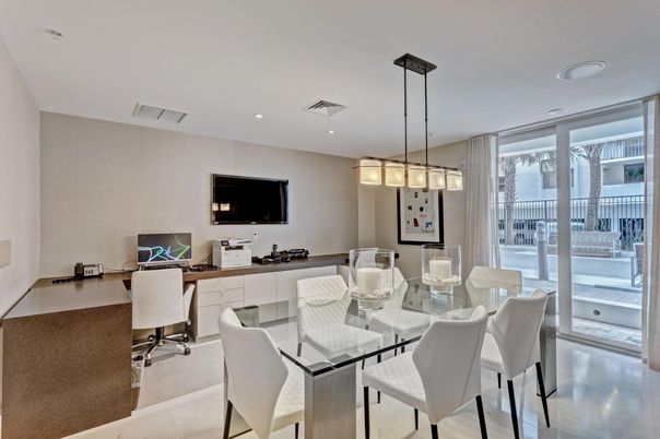 Home Office, Interior, Pendant Lights, Recessed Lighting