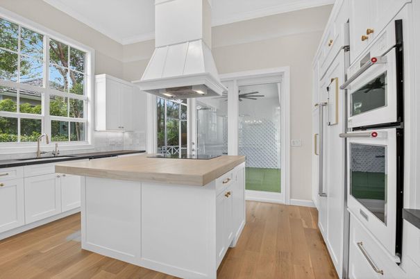Interior, Kitchen, Wood Texture Flooring