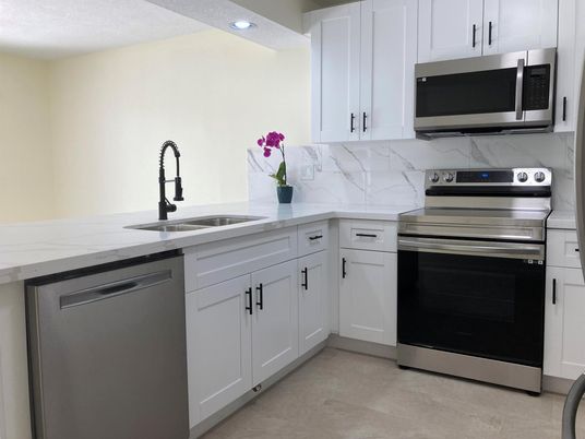 Interior, Kitchen, Recessed Lighting, Stainless Steel Appliances