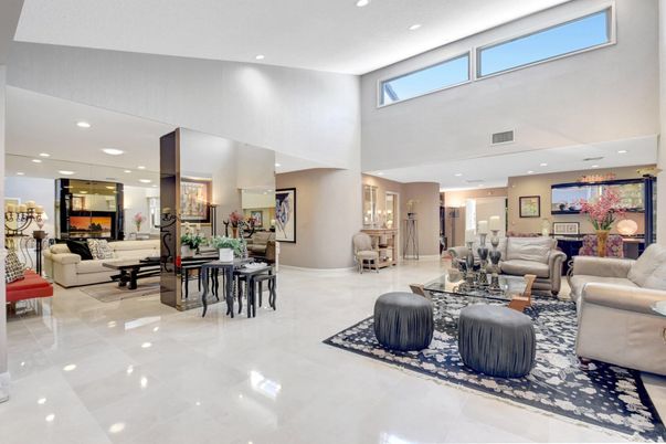 Interior, Living room, Recessed Lighting