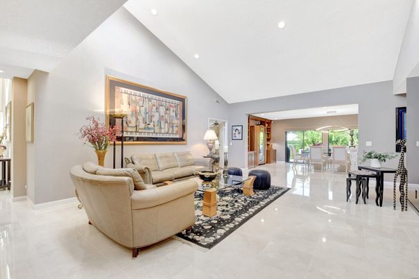 Interior, Living room, Recessed Lighting