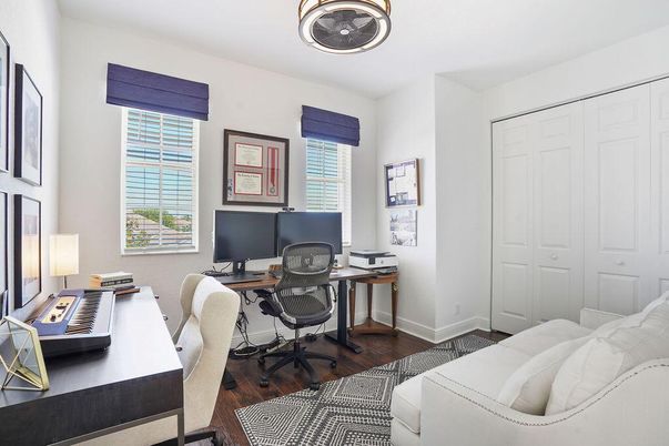 Home Office, Interior, Wood Texture Flooring