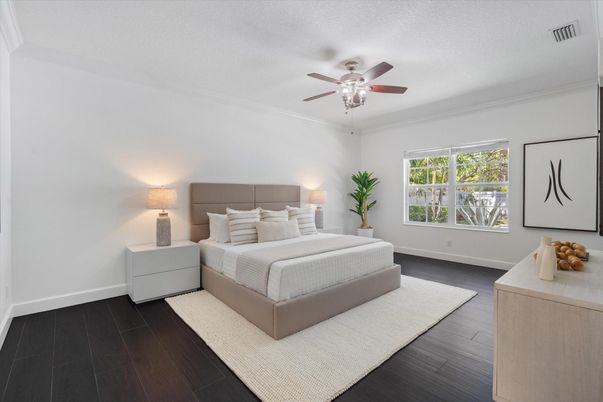 Bedroom, Interior, Wood Texture Flooring