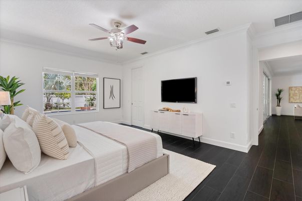 Bedroom, Interior, Wood Texture Flooring