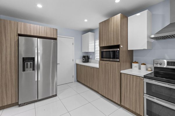 Interior, Kitchen, Recessed Lighting, Stainless Steel Appliances