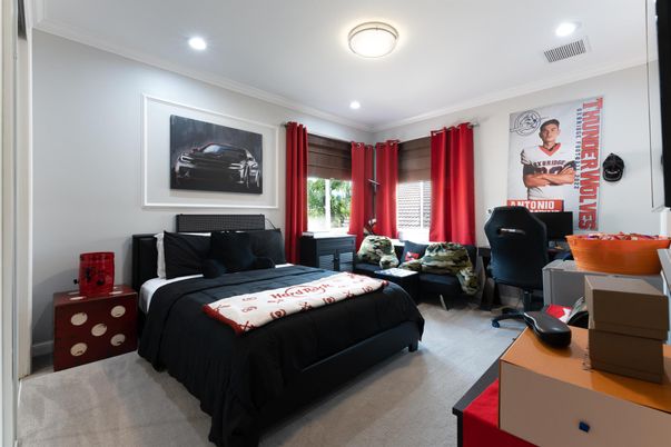 Bedroom, Home Office, Interior, Recessed Lighting