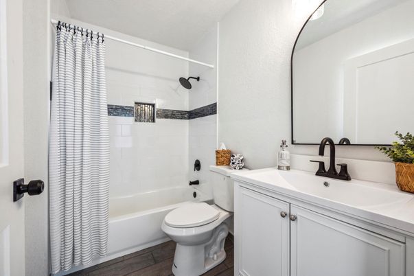 Bathroom, Interior, Wood Texture Flooring