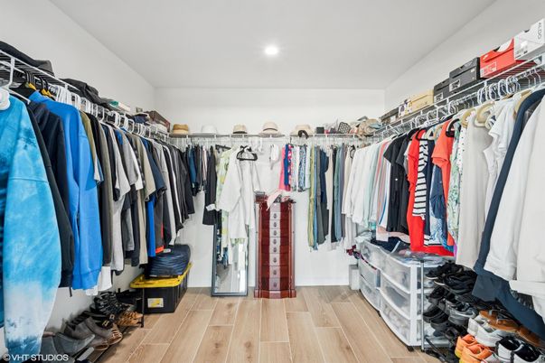 Interior, Recessed Lighting, Walk-in Closets, Wood Texture Flooring