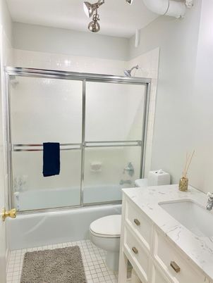 Bathroom, Glass Shower, Interior