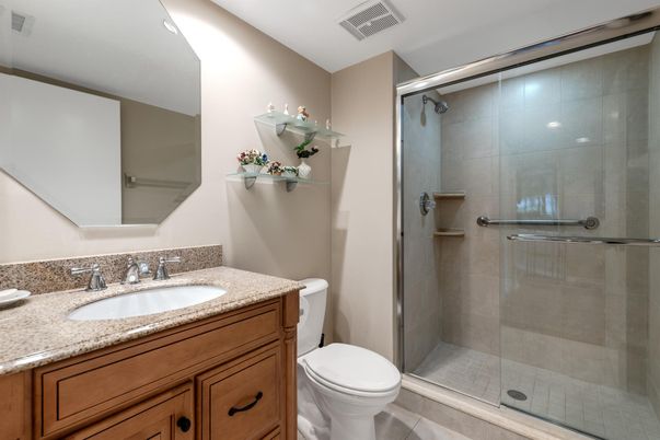 Bathroom, Glass Shower, Interior