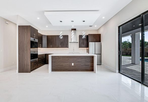 Interior, Kitchen, Pendant Lights, Recessed Lighting