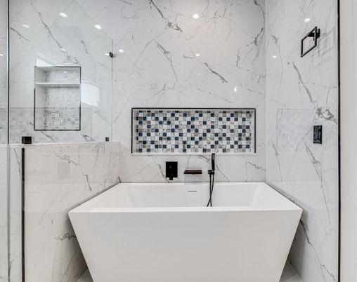 Bathroom, Glass Shower, Interior