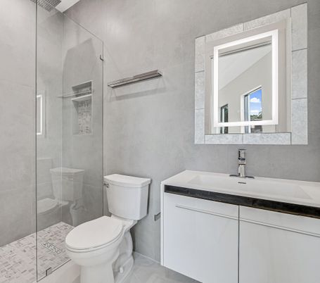 Bathroom, Glass Shower, Interior