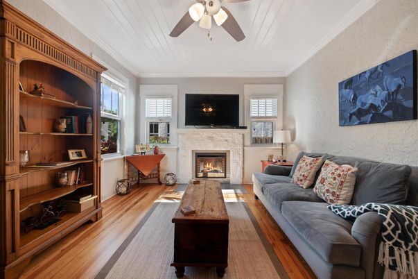 Fireplace, Interior, Living room, Wood Texture Flooring