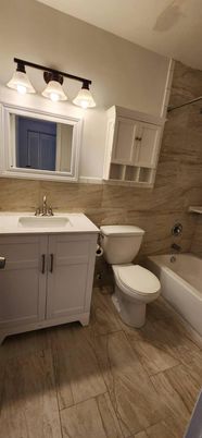 Bathroom, Interior, Wood Texture Flooring