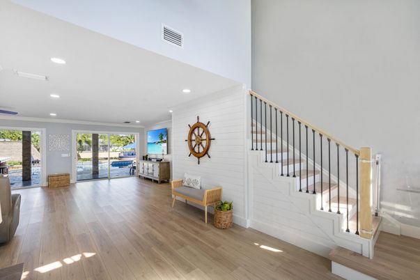 Interior, Recessed Lighting, Wood Texture Flooring