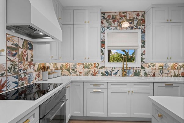 Interior, Kitchen, Wood Texture Flooring