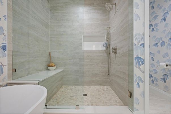 Bathroom, Glass Shower, Interior