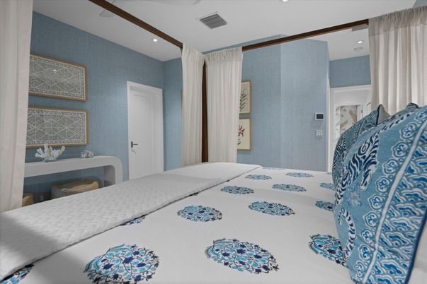 Bedroom, Interior, Recessed Lighting