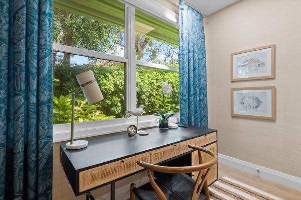 Home Office, Interior, Wood Texture Flooring